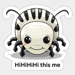 Dairy Cow Isopod Sticker